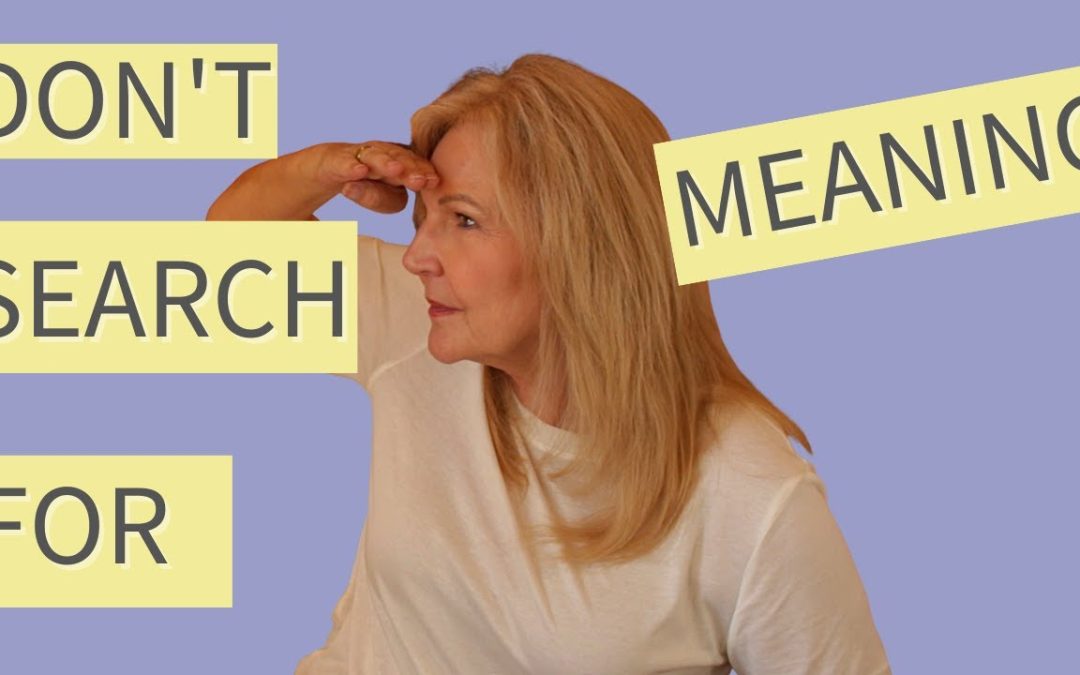 CREATE meaning: be happier and live longer ( purpose and meaning part 2)